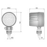 Lampa robocza halogen LED 800LM rozproszone kat rozsylu 43x34 944-CRC4A.51100