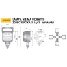 Lampa robocza halogen 3000LM rozproszone kat 50 zlacze AMP Faston