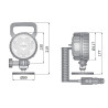 Lampa robocza LED 2500lm Wesem uchwyt wylaczni