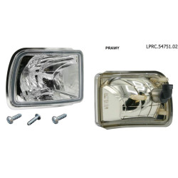 Lampa robocza reflektor halogen 123x115 John Deere L+P