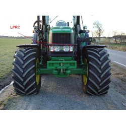Lampa robocza reflektor halogen 123x115 John Deere L+P
