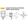 Lampa robocza halogen LED 1500lm 48V WESEM wozek widłowy