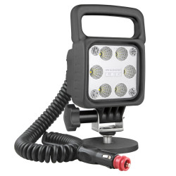 Lampa robocza halogen Wesem 3000lm raczka przewód 8m na magnes 14DNI