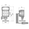 Lampa robocza halogen Wesem 3000lm raczka przewód 8m na magnes 14DNI
