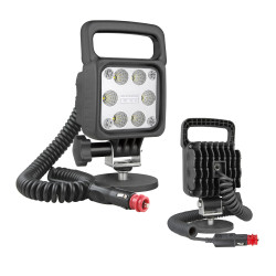 Lampa robocza halogen Wesem 3000lm raczka przewód 8m na magnes 14DNI