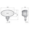 Lampa robocza LED 3000lm skupione AMP 14DNI