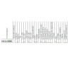 Lampa robocza halogen LED 800lm rozproszone kat rozsylu 28x28