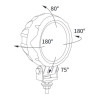 Lampa robocza halogen LED 1500lm rozproszone kąt rozsyłu  60 CRV2A.49600