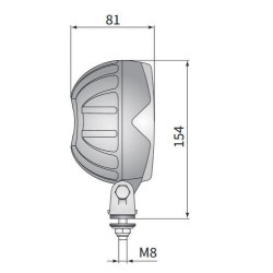 Lampa robocza halogen LED 1500lm rozproszone kat rozsylu  60