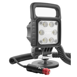 Lampa robocza halogen LED 1500 lm rozproszone kat 50 magnes przewód 8m