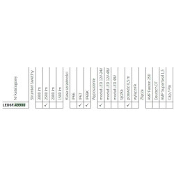 Lampa robocza halogen LED 2500lm rozproszone kąt rozsyłu 50 diody LED6F.49900