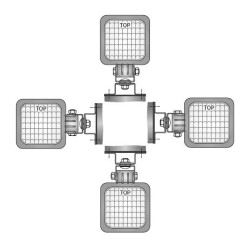 Lampa robocza LED 1500lm rozproszone kat rozsylu 66x22 AMP Faston