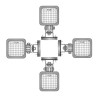 Lampa robocza LED 1500lm rozproszone kat rozsylu 66x22 AMP Faston