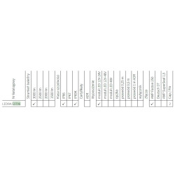 Lampa robocza halogen LED 3000LM rozproszona AMP kąt rozsyl 66x22 LED9A.53706