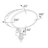 Lampa robocza LED 5500LM rozproszone Deutsch