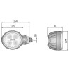 Lampa robocza LED 1500LM rozproszone przewód