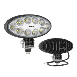 Lampa robocza halogen LED Wesem 4000lm + 1600lm przód + tył wymiatają