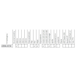 Lampa robocza halogen LED 3000lm rozproszone kąt rozsyłu 66x22 LED9A.53720
