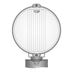 Halogen reflektor drogowy  RING LED Fi183 niebieski  Wesem HOS2.38817