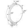 Halogen reflektor drogowy  RING LED Fi183 niebieski  Wesem HOS2.38817