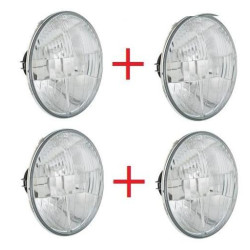 Reflektor lampa Fiat 125p Polonez kpl FSO Star Jelcz mijania Wesem RE.02607 RE.02507
