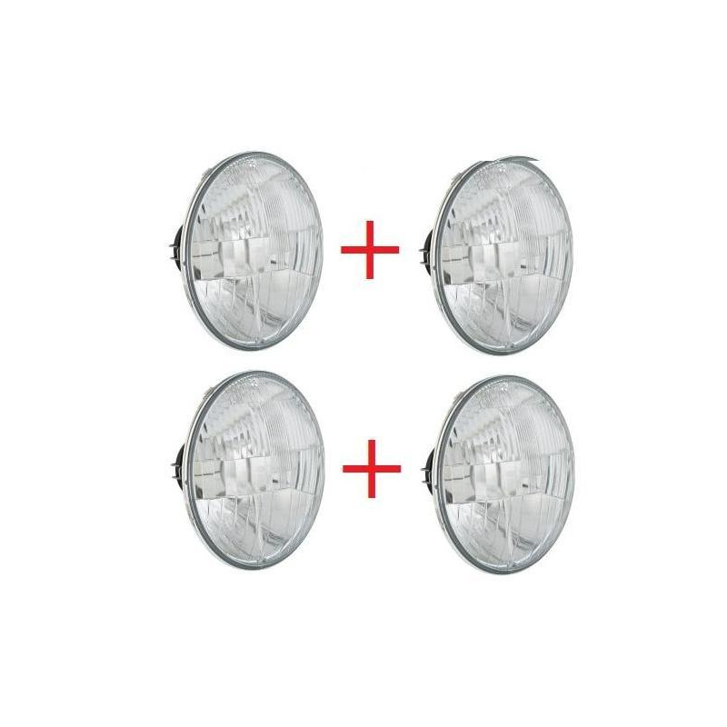 Reflektor lampa Fiat 125p Polonez kpl FSO Star Jelcz mijania Wesem RE.02607 RE.02507