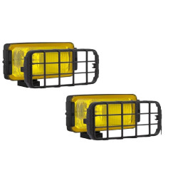 Halogen halogeny przeciwmgielny kratka 180x86mm żółty Wesem 2 szt HP2.10947