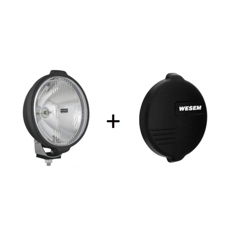 Reflektor halogen dalekosiężny 183mm + osłona pelna