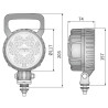 Lampa robocza LED 2000lm rozproszone AMP
