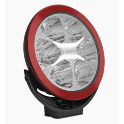 Reflektor drogowy LED 12-24V FERVOR 2400lm 180mm czerwona STRAZ