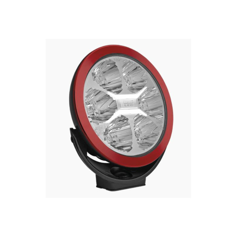 Reflektor drogowy LED 12-24V FERVOR 2400lm 180mm czerwona STRAZ Reflektor drogowy LED 12-24V FERVOR 2400lm 180mm czerwona STRAZ