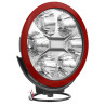 Reflektor drogowy LED 12-24V FERVOR 2400lm 220mm czerwona STRAZ