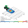 Lampa robocza ciagnik John Deere 2szt do wnęk