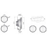 Reflektor halogen dalekosiężny rajdowy fi150 RAJD2.46202