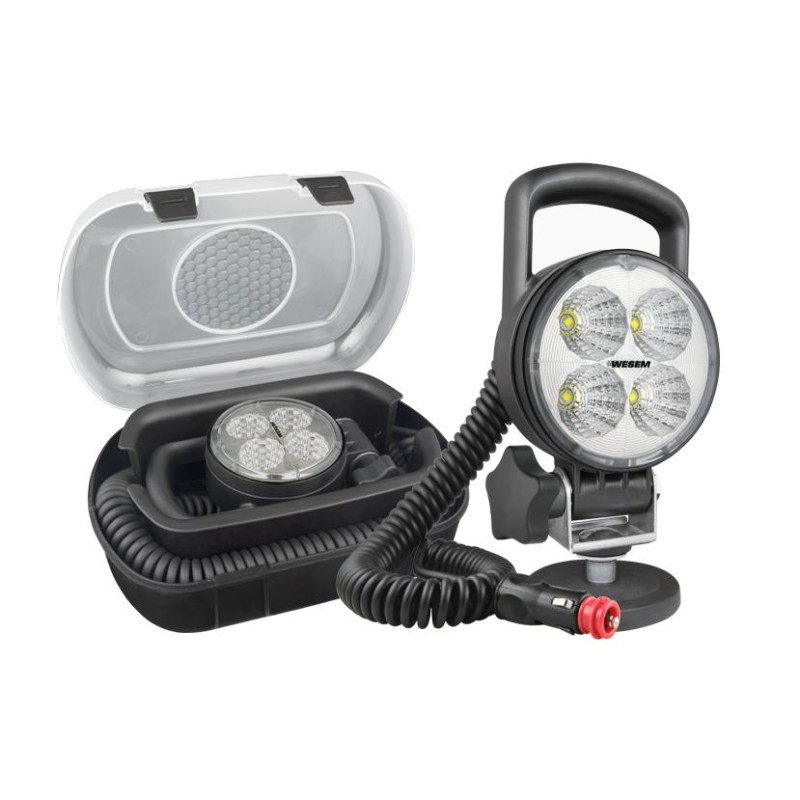 Lampa robocza halogen LED 1500lm rozproszone kat 35 diody magnes Lampa robocza halogen LED 1500lm rozproszone kat 35 diody magnes