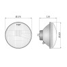 Reflektor lampa H4 178mm