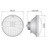 Reflektor lampa Fiat 124 H4 Wesem