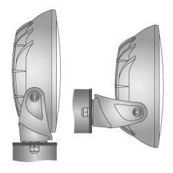 Reflektor dalekosiężny LED FERVOR 2400lm 4* 180mm czarne