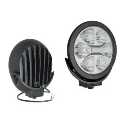Reflektor dalekosiężny LED FERVOR 2400lm 4* 180mm czarne