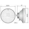 Reflektor lampa H4 Mazda MX-5 MX5 1989-1998 Wesem 14DNI