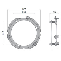 Reflektor lampa przód LED Mercedes G Klasa W460 W463 + adapter
