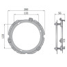 Reflektor lampa przód LED Mercedes G Klasa W460 W463 + adapter