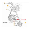 Rolka napinacza Fiat Panda II 1.1 1.2 Punto II 1.2 1.4 Bravo II 1.4