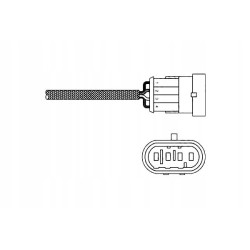 Sonda lambda Fiat Panda II (03-12) 1.1 1.2 Seicento 1.1