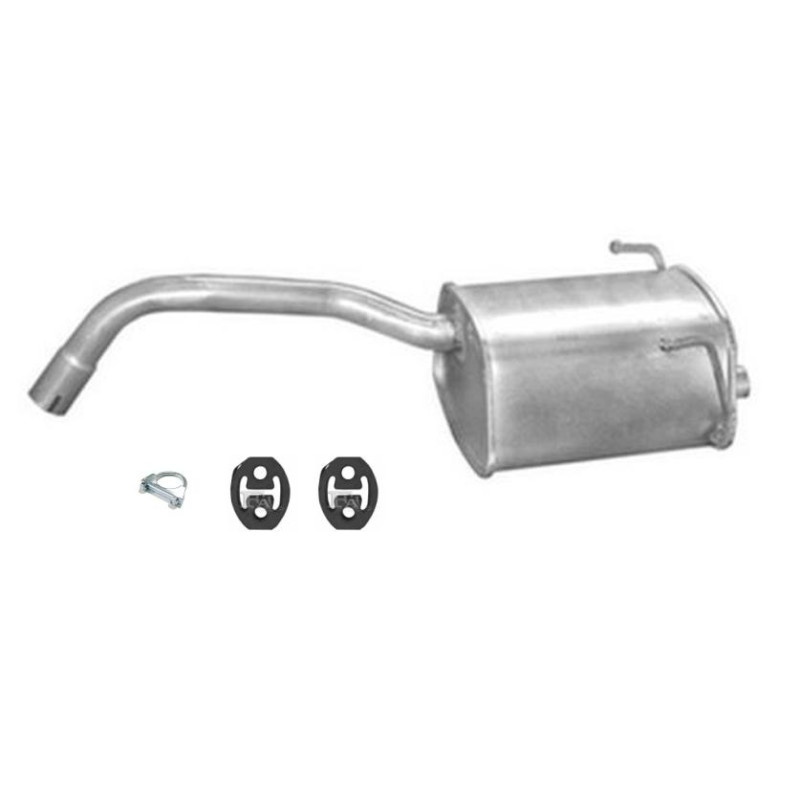 Tłumik końcowy Fiat Panda II 1.1 1.2 2003-2012 Tłumik końcowy Fiat Panda II 1.1 1.2 2003-2012