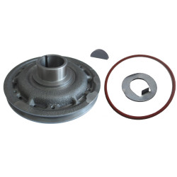 Koło pasowe wału + podkładka + oring + klin Fiat 126p Standard FL