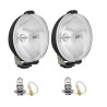 2x MOCNY halogen dalekosiężny reflektor WESEM + żarówki H3 12V