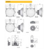 Reflektor lampa Wesem Ursus Zetor Massey R2 prawy