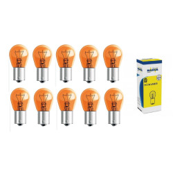 Żarówka żarówki PY21W 12V 21W BAU15s żółta Narva x 10 sztuk
