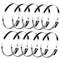Opaska ślimakowa zaciskowa nierdzewna W2 20-32mm 10 sztuk